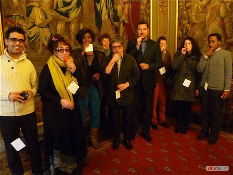 Semaine des Femmes du 03 AU 10 MARS 2014: la Ville DE BRUXELLES combat toutes formes d’inégalités à leur égard — at Hôtel de Ville Grand-Place, salle Maximilienne 1000 Bruxelles. — with echevin de la Bruxelles ville. 