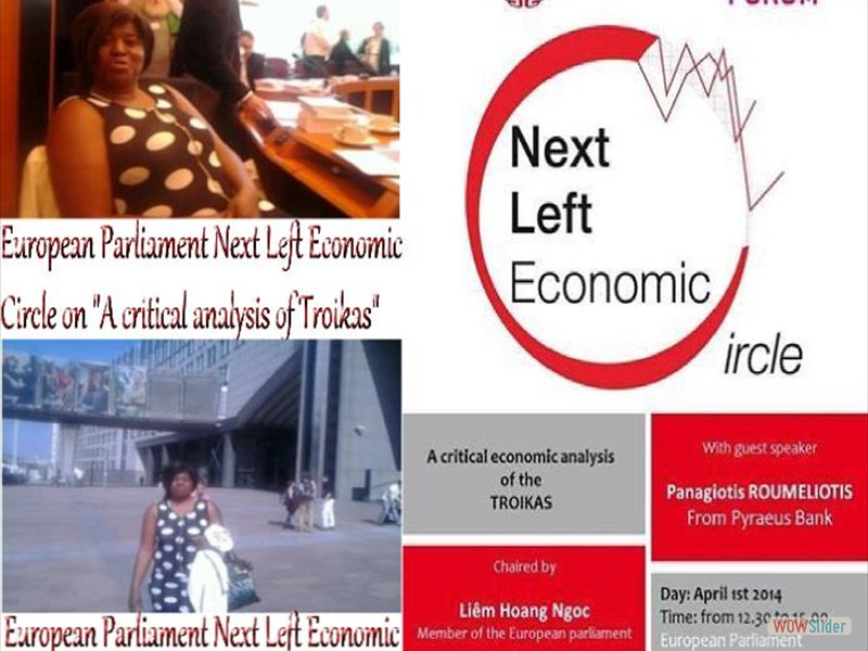 Next Left Economic Circle, 1st april 2014, 12:30, A1E3 - with Panagiotis Roumeliotis, former Greek representative at the IMF
